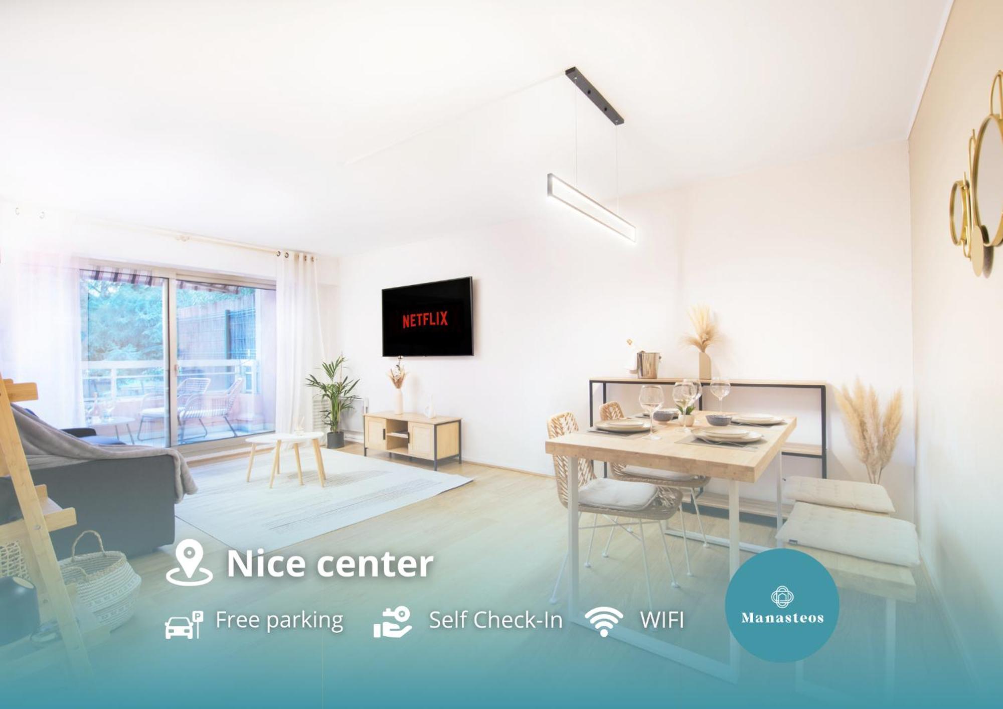 Appartement Renove - Terrasse - Parking - Bm Nice Bagian luar foto
